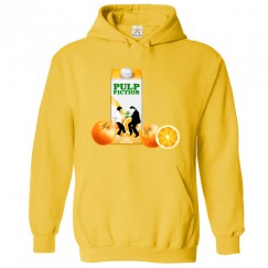 Funny Parody Orange Pulp Cool Graphic Fiction printed Hoodie